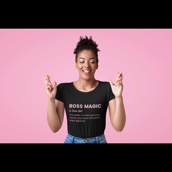 “Boss Magic” Signature Black T Shirt - Picture 5 of 5